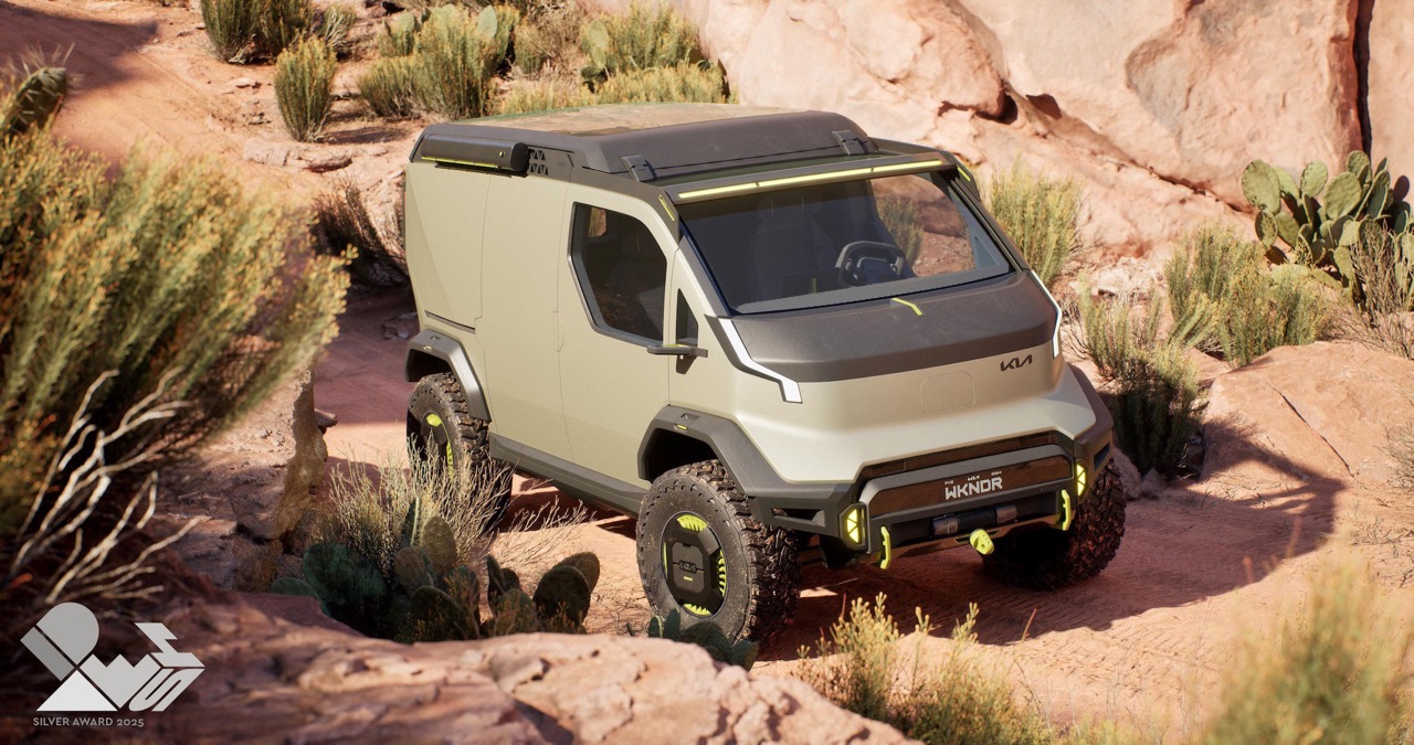 كيا PV5 WKNDR تفوز بالجائزة الفضية